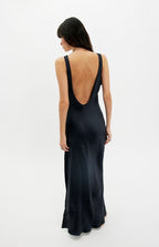 Simply the Best Maxi Slip Dress in Black
