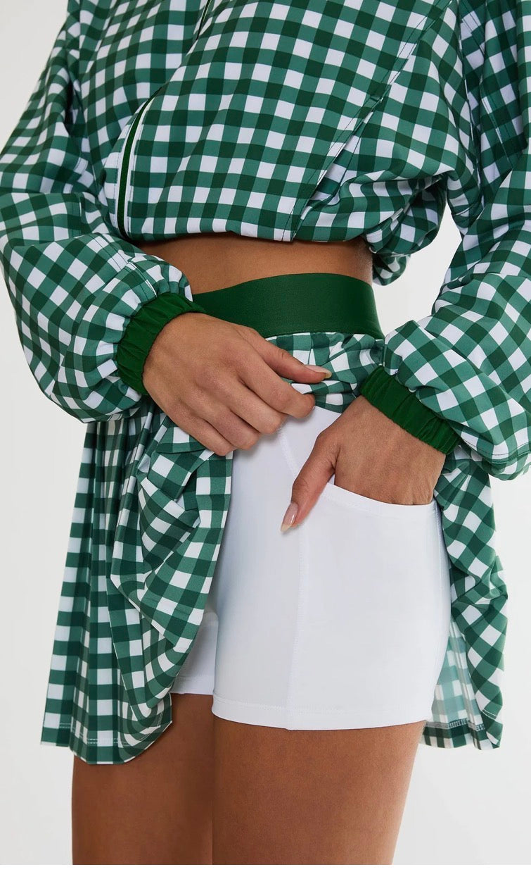 Irina Fairway Check Skirt