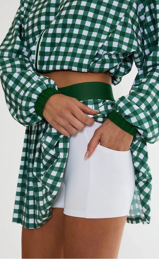 Irina Fairway Check Skirt