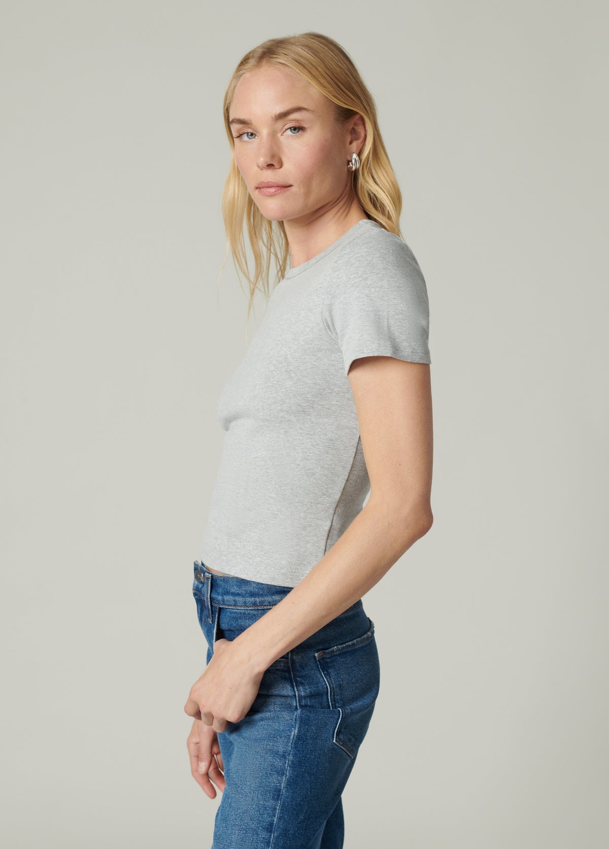 Joes Baby Tee-Grey