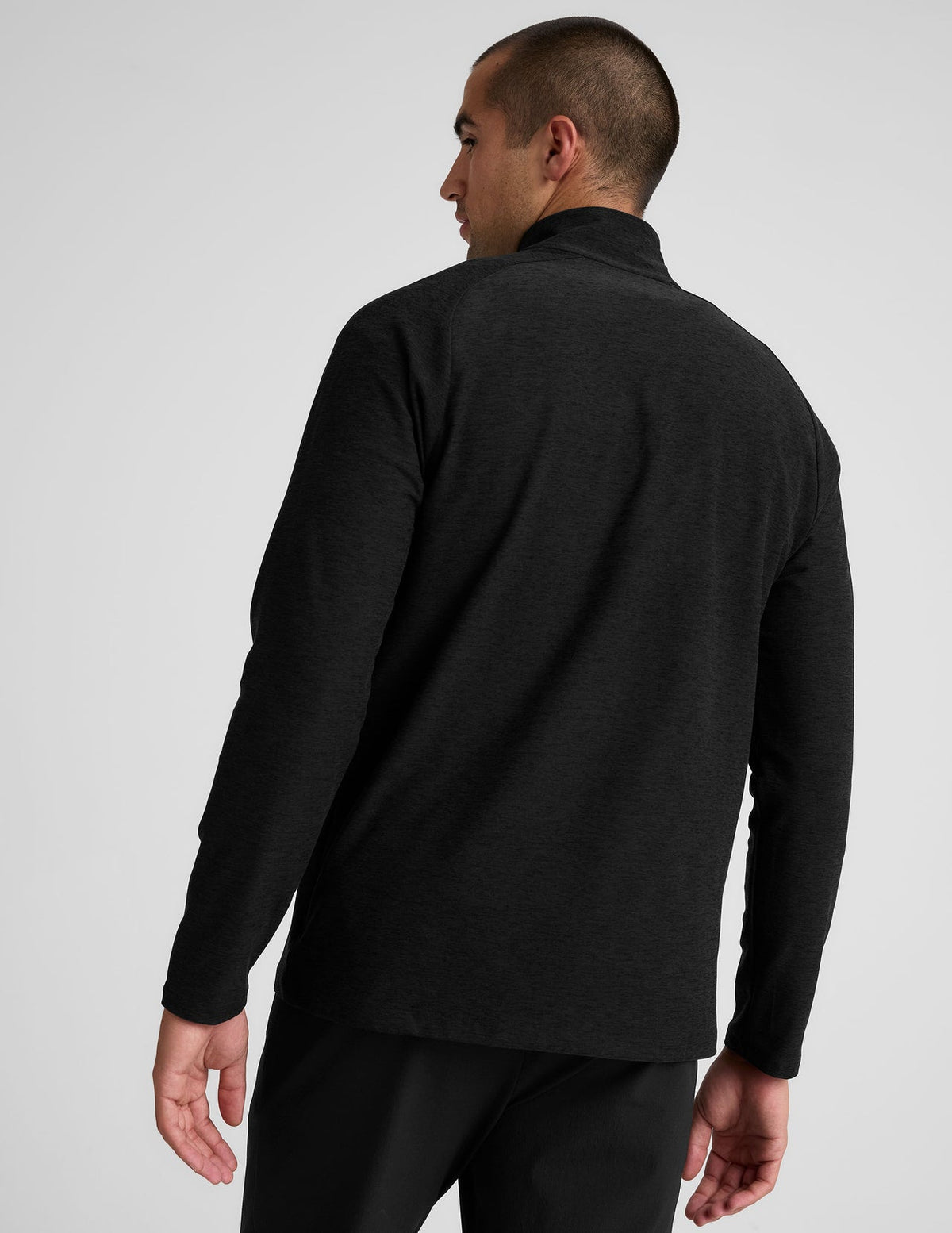 Spacedye™ Terrain Men's Quarter Zip Pullover-Midnight