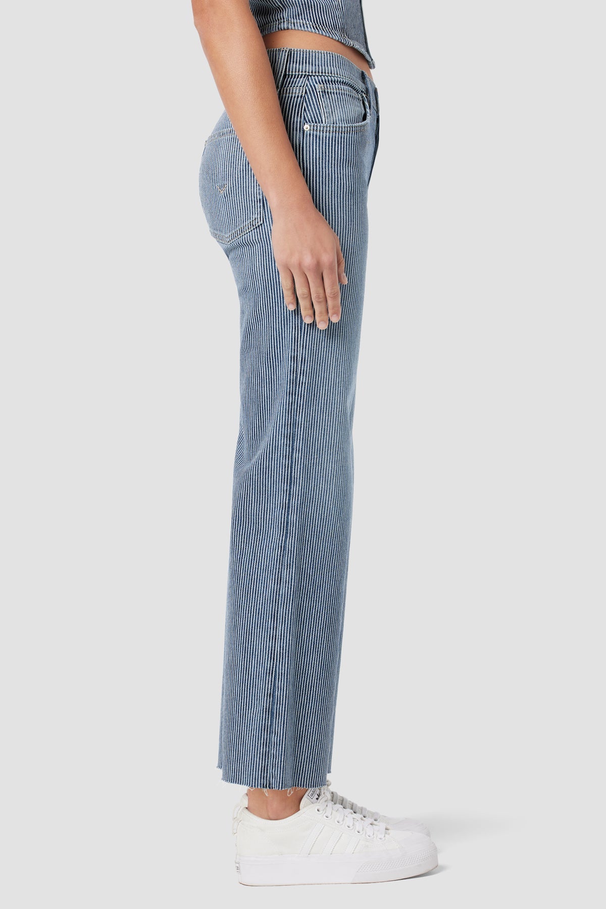 Hudson Rosie High-Rise Wide Leg Ankle Jean