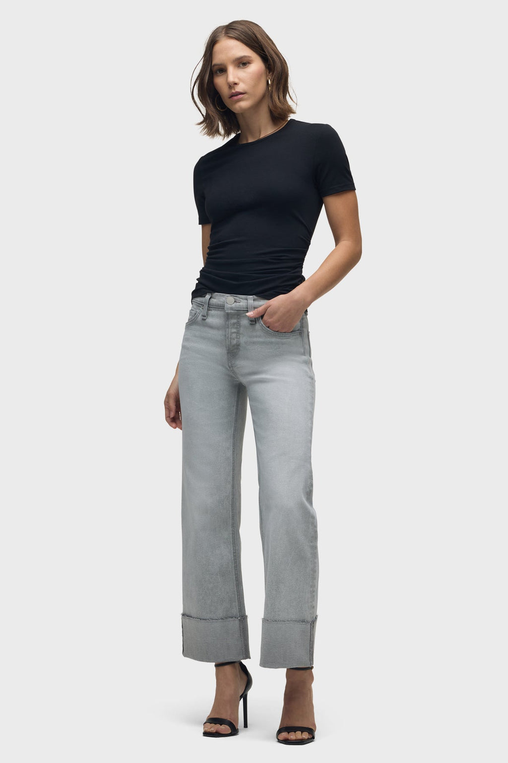 Rosie High-Rise Wide Leg Cuff