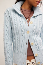 WTF Cable Collar Cardi
