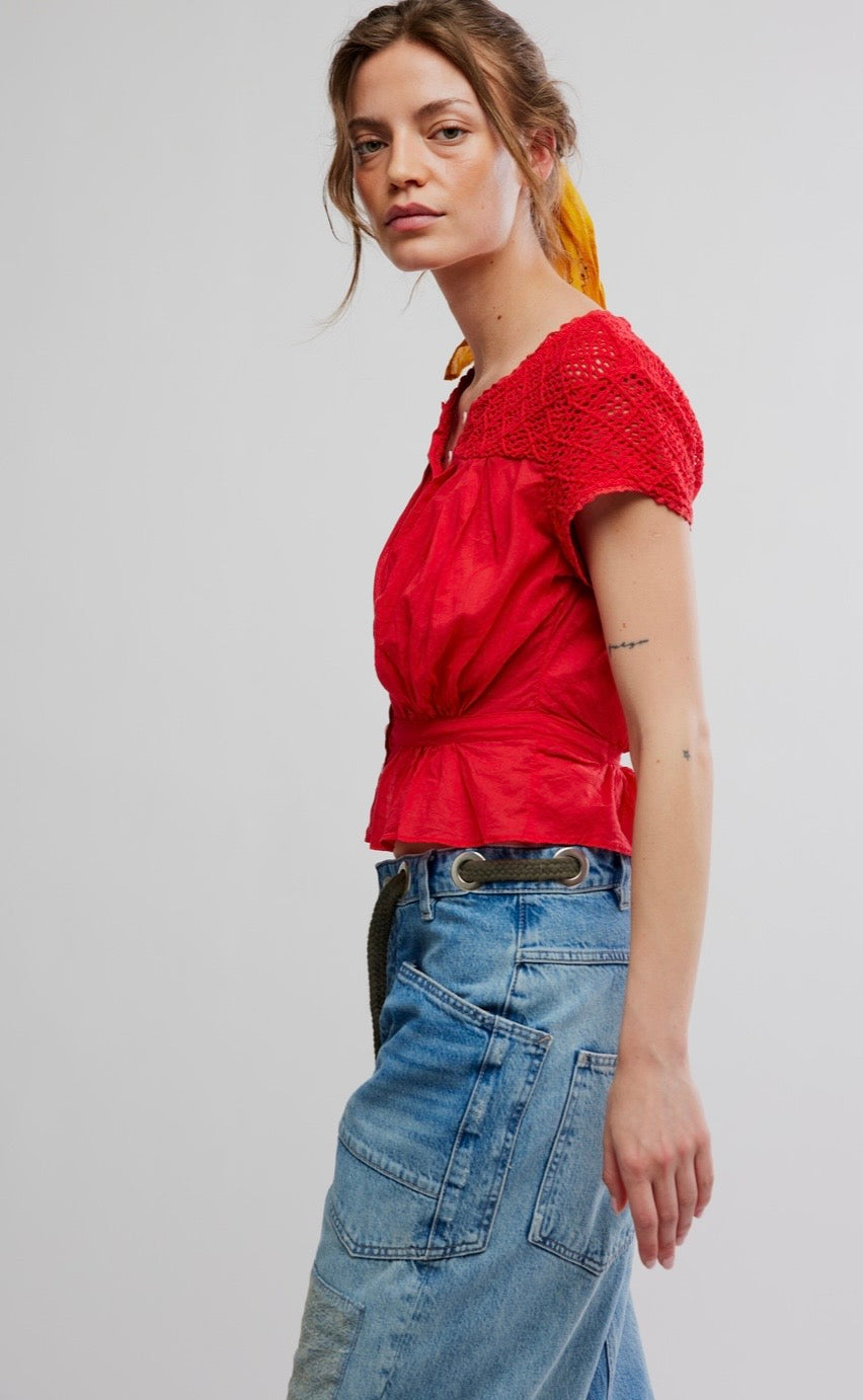 Gemma Embroidered Top