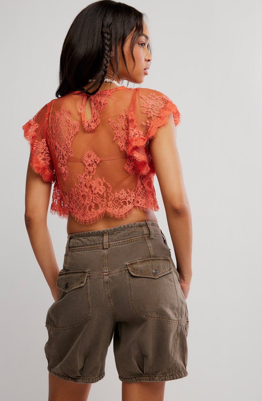 Lunar Ash Lace Top