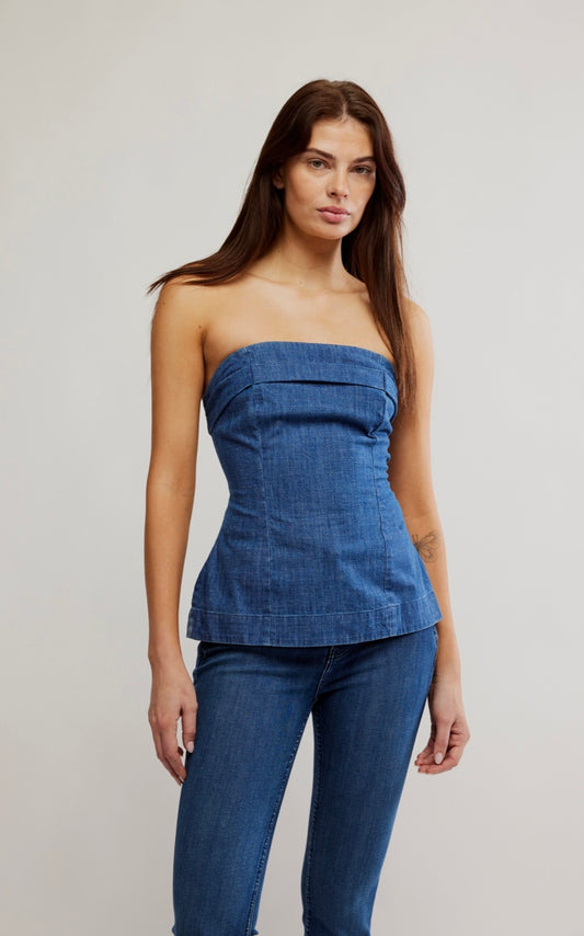 Free People Lora Denim Tube