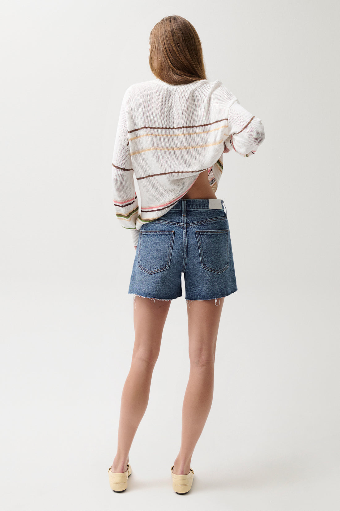 Eva Stripe Crewneck Sweater