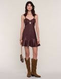 Lennon Faux Leather Dress