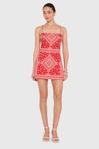 Avani Romper Red Montana Print