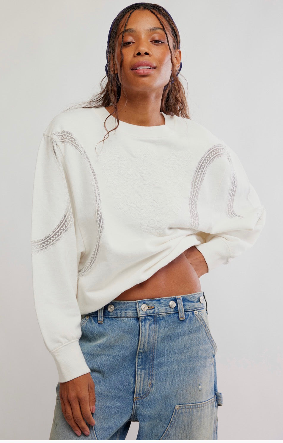 Love Lace Sweatshirt