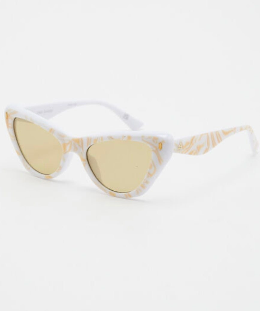 Linea White Marble Sunglasses