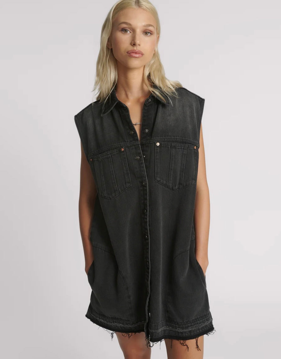 OneTeaspoon Denim Shirt Dress