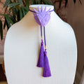 Horned Frog Bolo Lavender With Deep Purple & Deep Purple