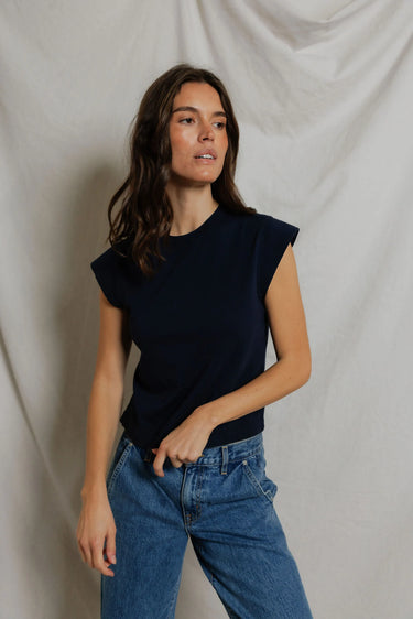 Porter Supima Cap Sleeve Tee