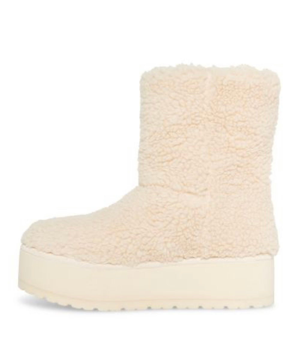 Natural Edison Shearling Cozy Bootie