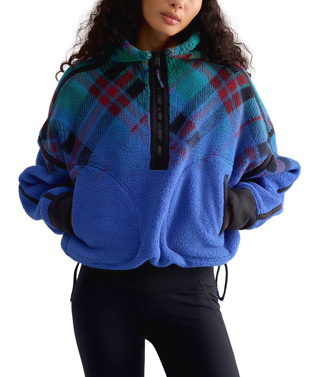 Mountain High Printed 1/2 Zip Fleece Pullover