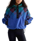 Mountain High Printed 1/2 Zip Fleece Pullover