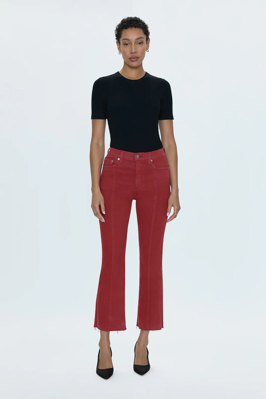 Pistola Lennon Seamed High Rise Crop