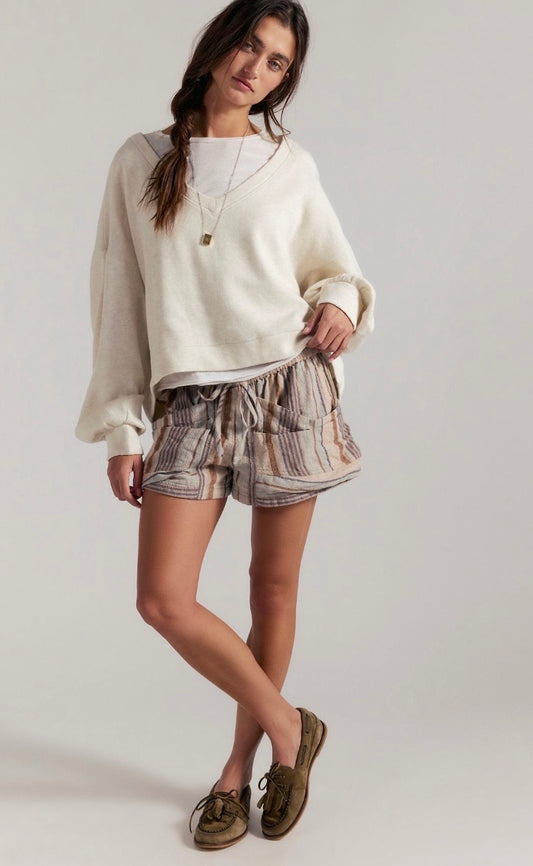 Good Fortune Stripe Shorts