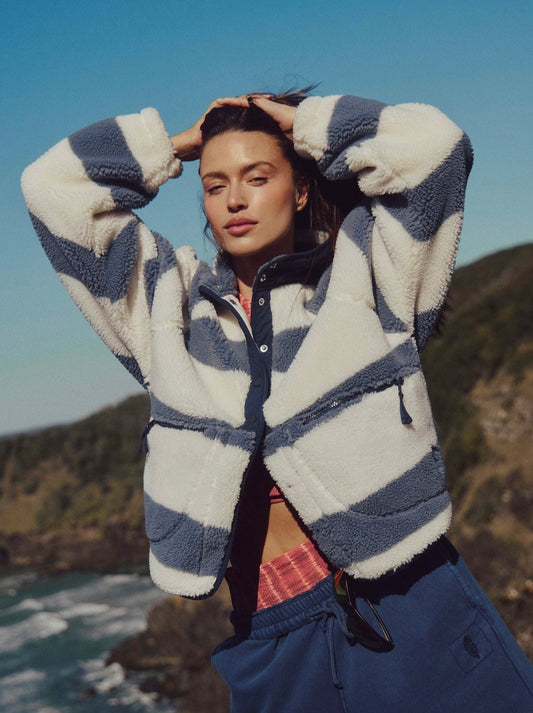 Hit The Slopes Printed Fleece Jacket