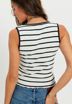 Tilly Striped Vest