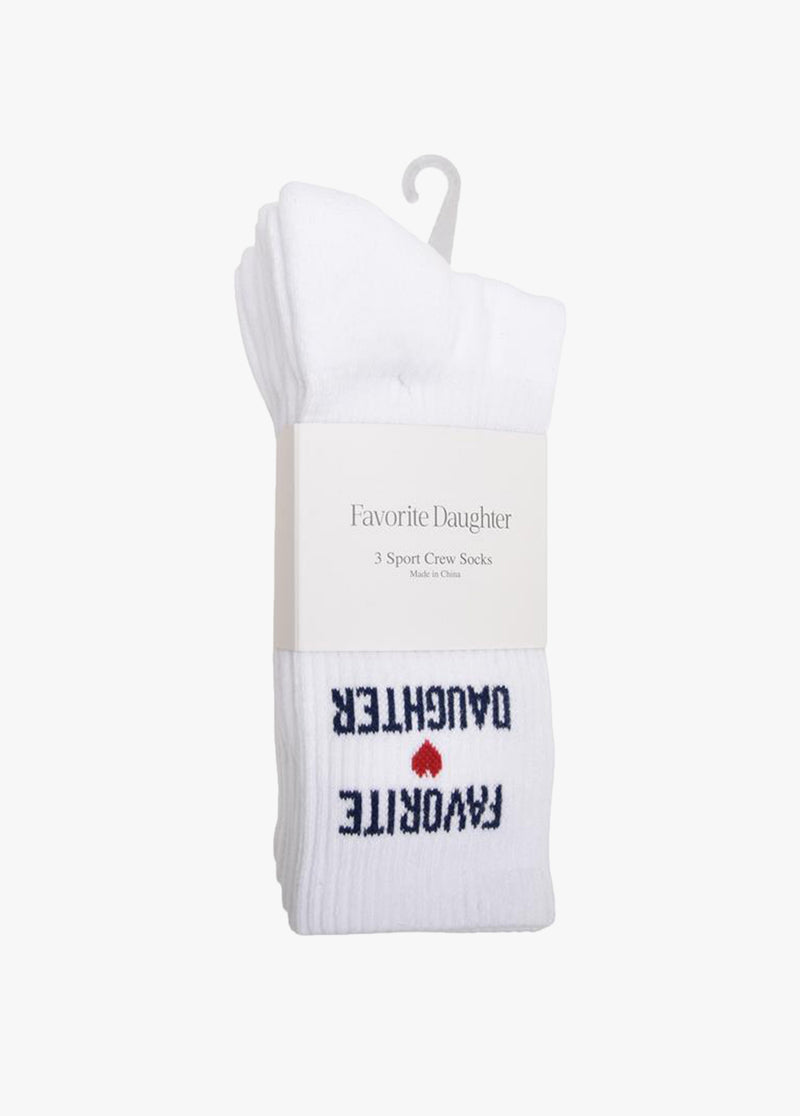 The Favorite Daughter Heart Sock Set