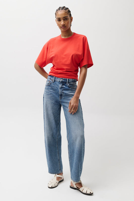 Wes High Rise Barrel Jean-Pistola