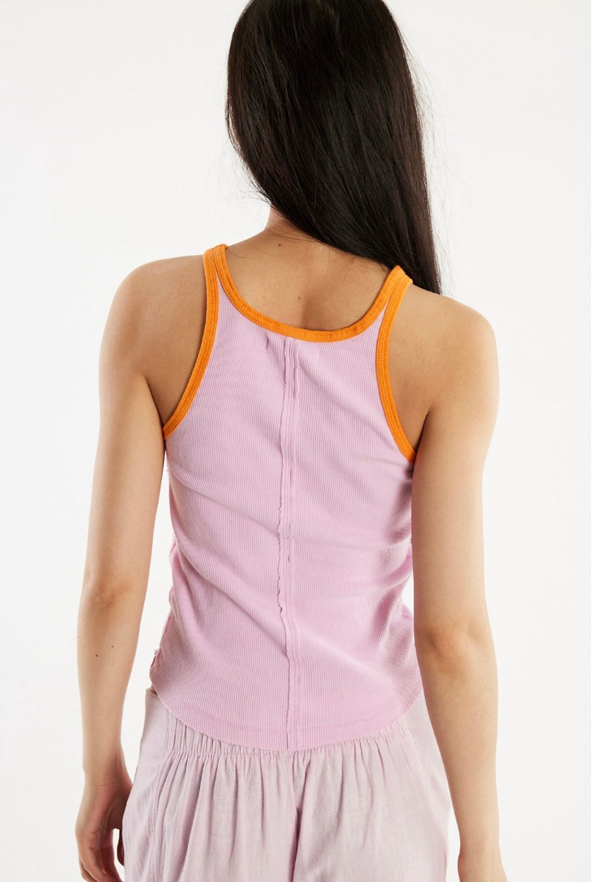 Free People We The Free Only 1 Solid Ringer Tank
