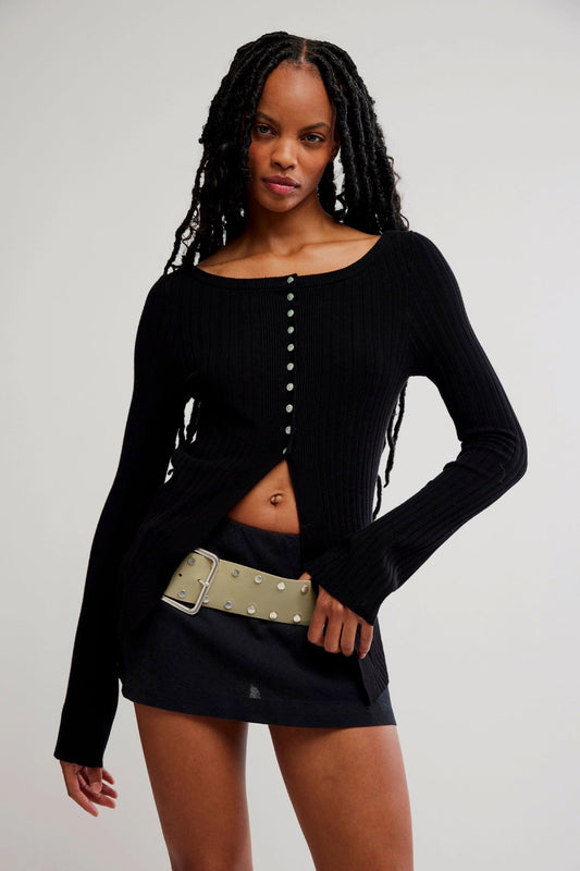 Black East Side Cardigan