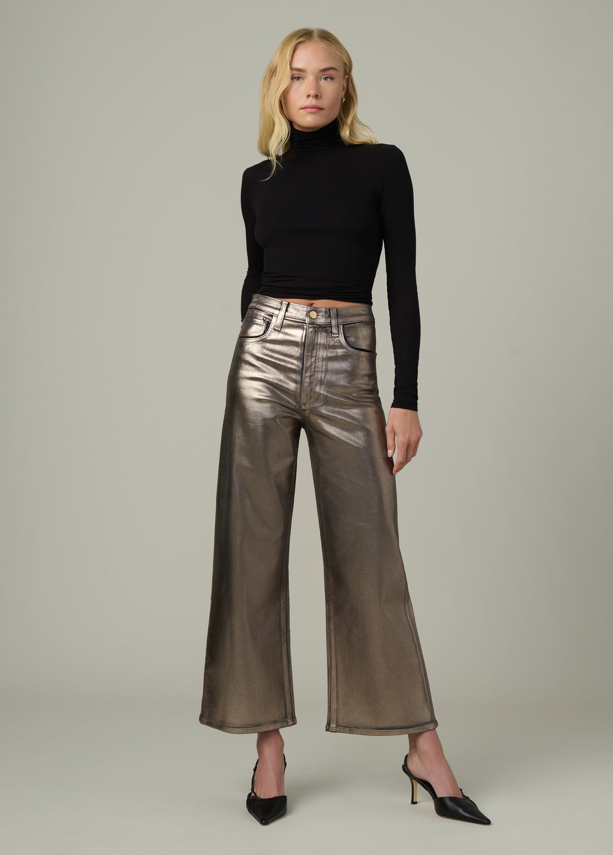 Mia High Rise Wide Leg Ankle