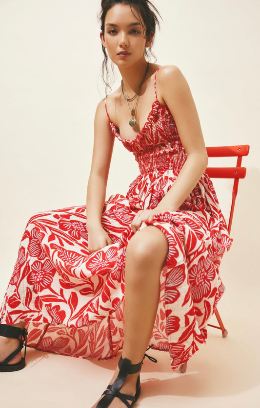 Free People Sweet Nothings Midi Dress