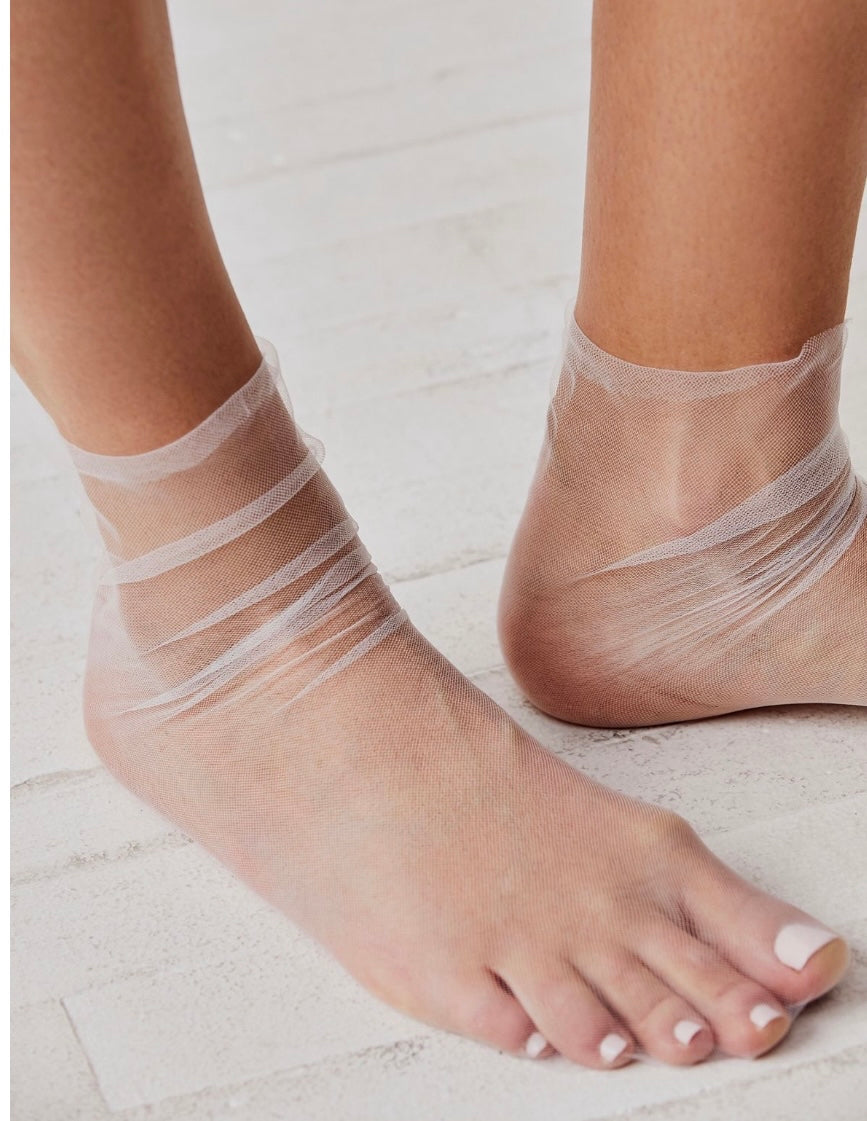 Free People The Moment Sheer Socks