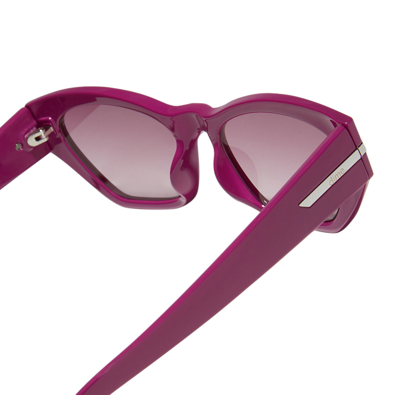 Sawtelle Glossy Berry Garnet Gradient Sunglasses