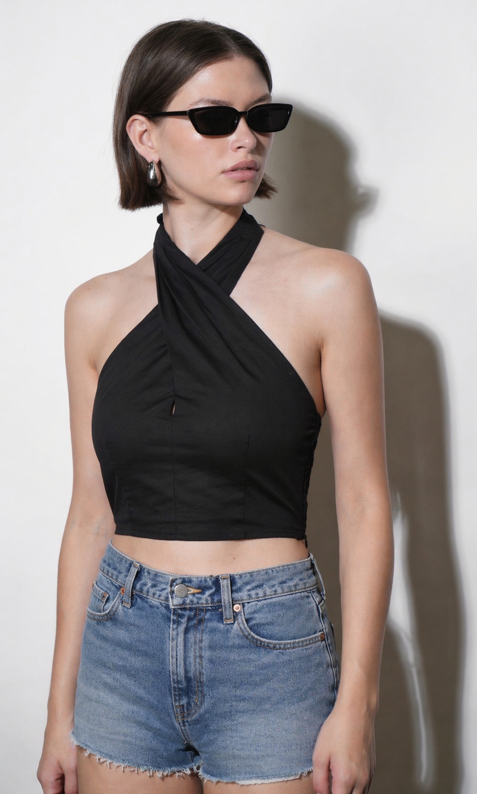 Melody Cotton Halter Top
