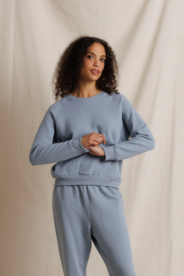 Alexi French Terry LS Crewneck-Turbulence Speckled