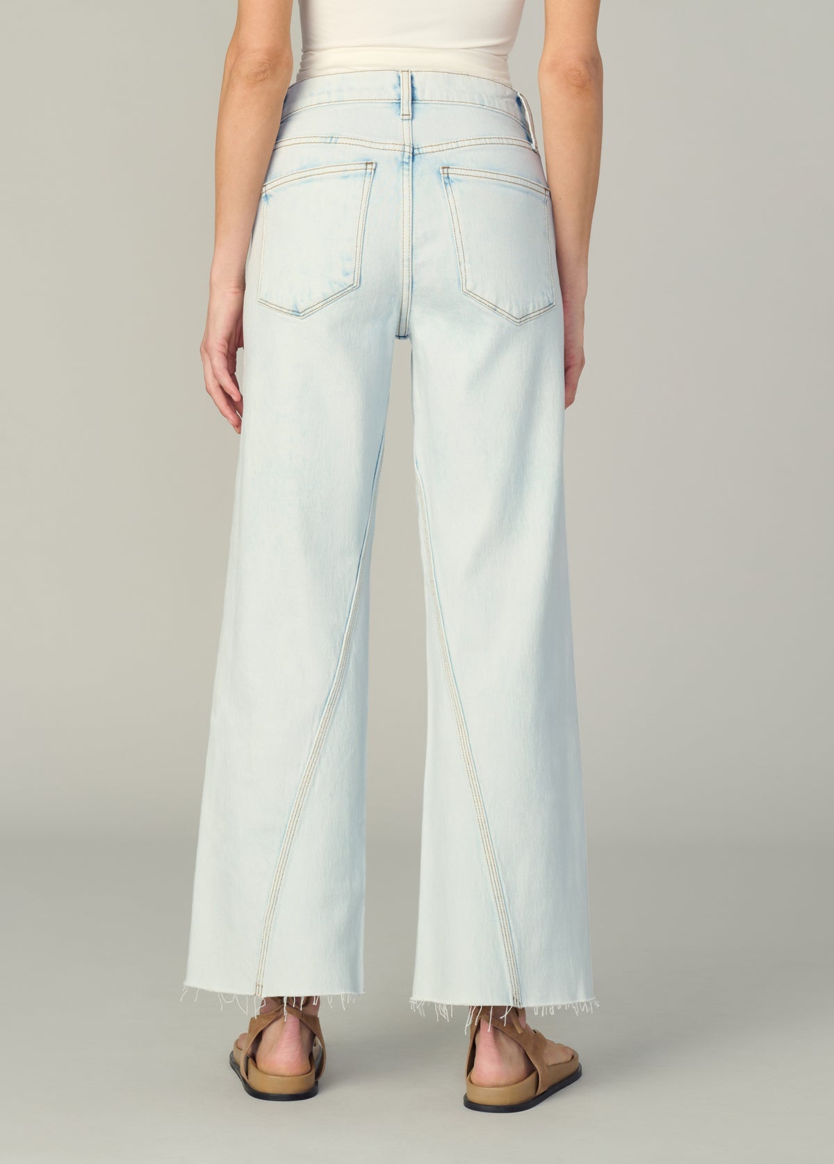 Twisted Mia Ankle Raw Hem