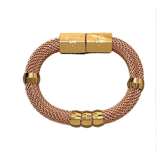 Mesh Classic Rose Gold Bracelet