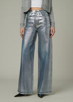 Mia High Rise Wide Leg Foil