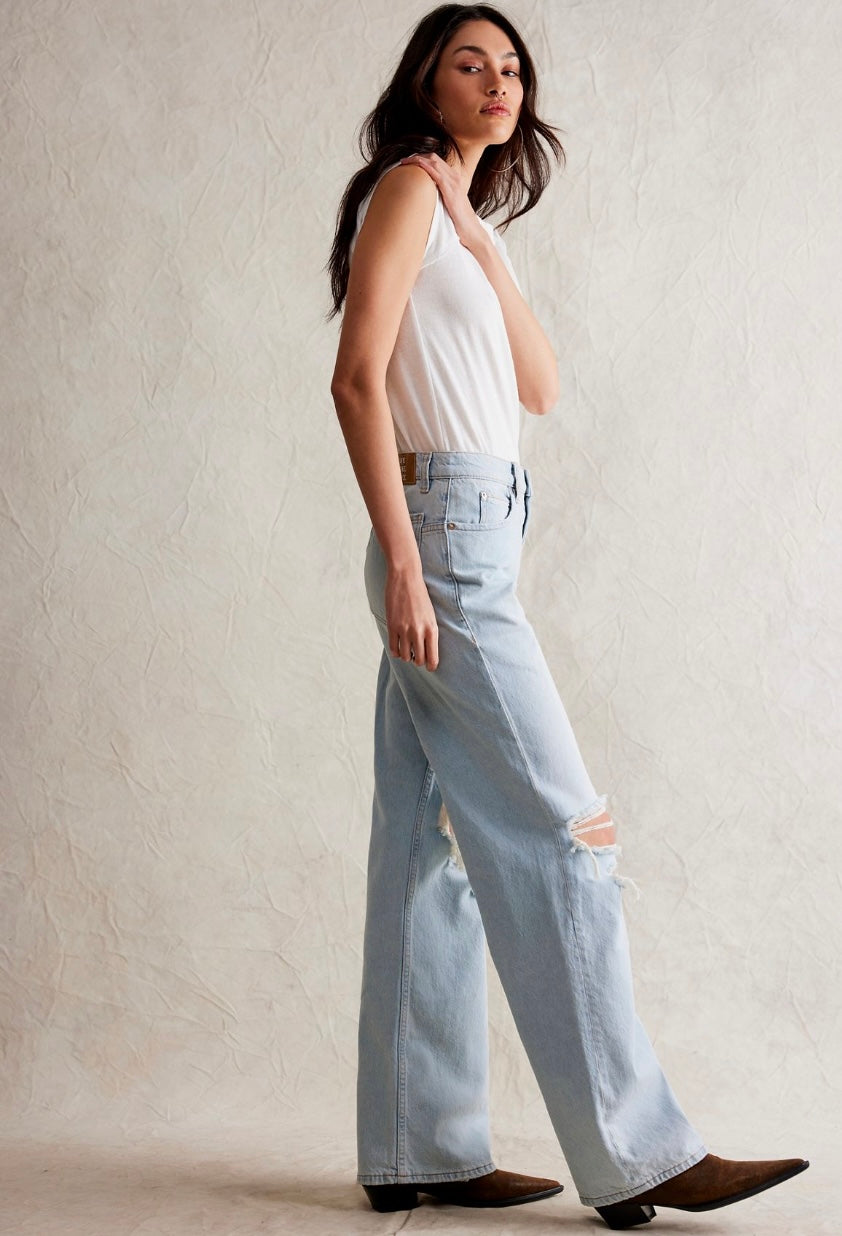 Free People Tinsley Baggy High-Rise