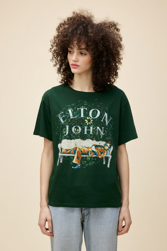 ELTON JOHN FLORAL
BOYFRIEND TEE