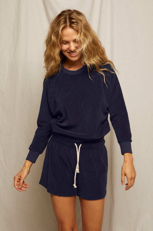 Perfect White Tee Saylor Loop Terry Sweatshirt