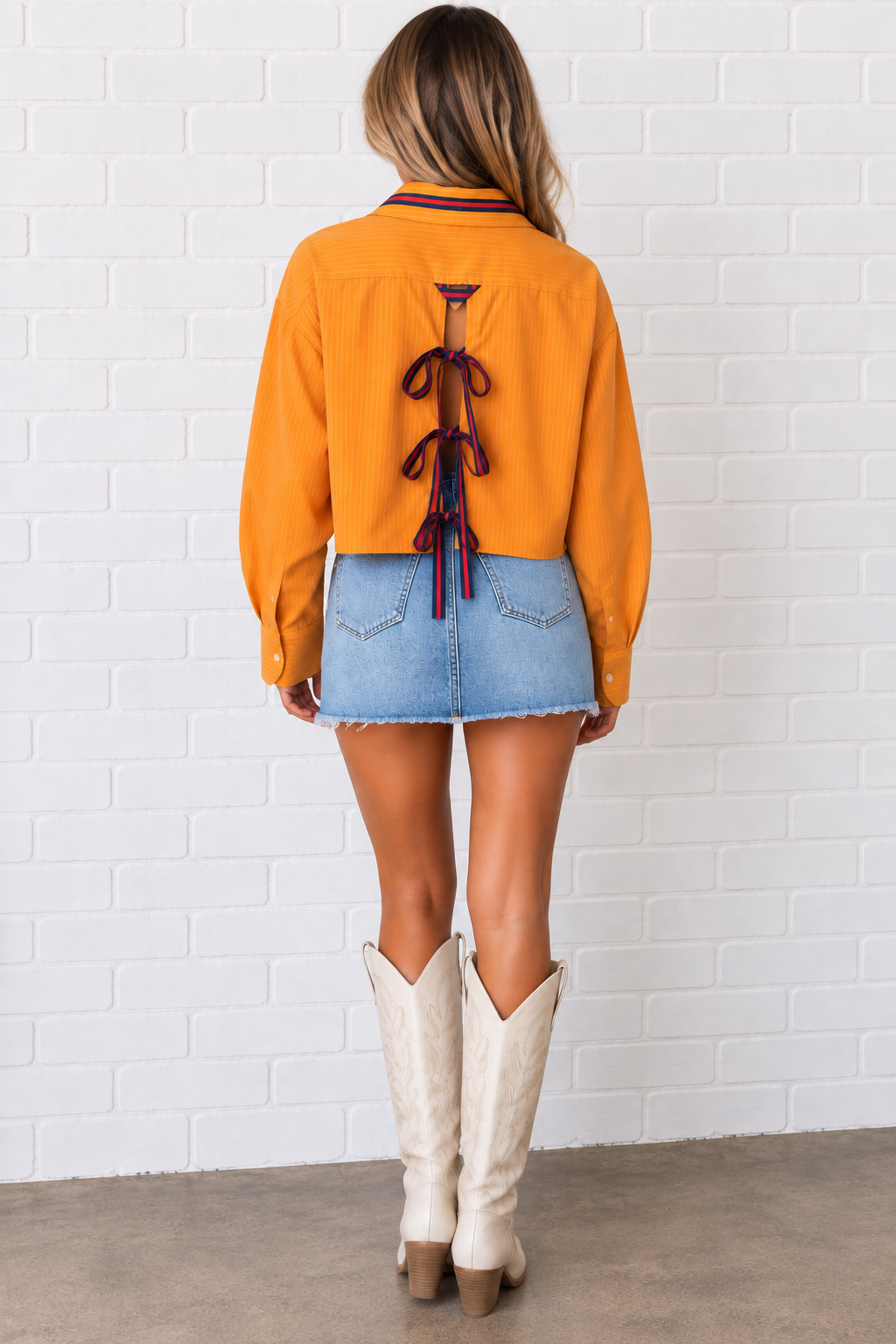 Burnt Orange Button Down