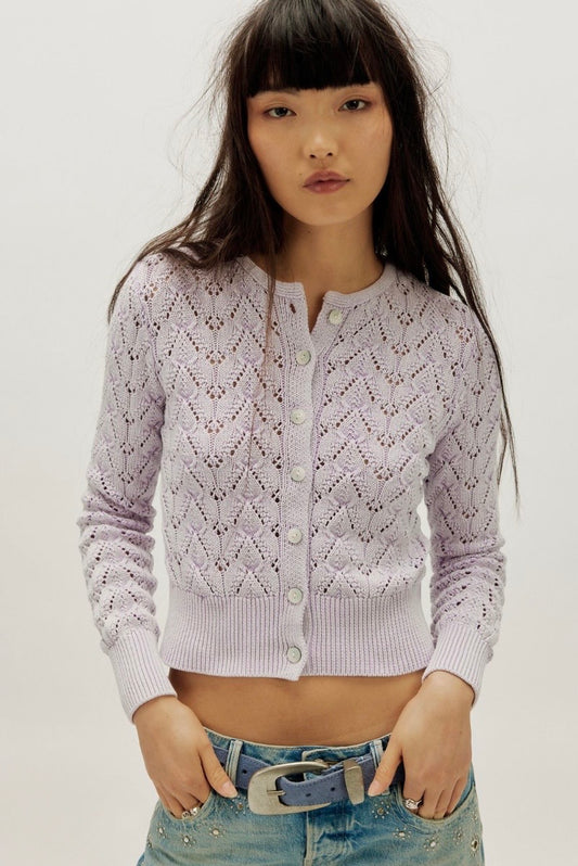 Pretty In Pointelle Cardi
