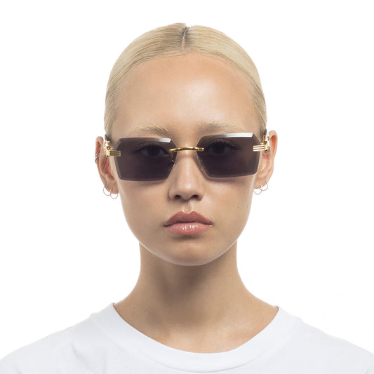 Nebula- Bright Gold Black Sunglasses