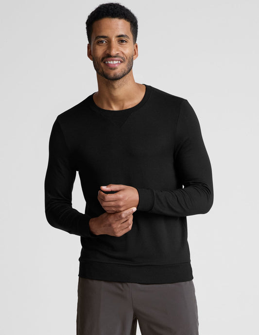 Always Beyond Black Men's Crew Pullover