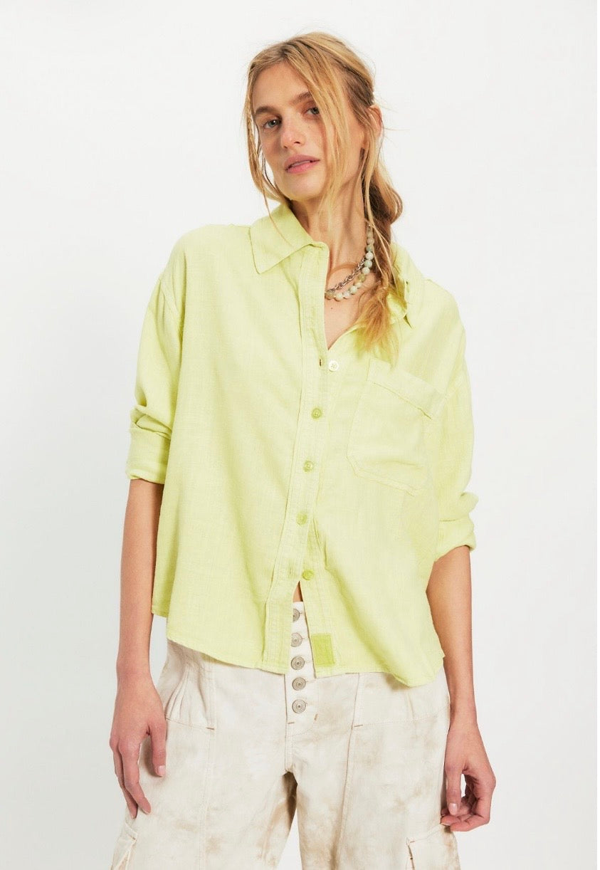 We The Free Laurel Linen Button Down