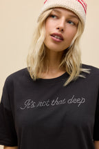 It’s Not That Deep Rhinestone Merch Tee