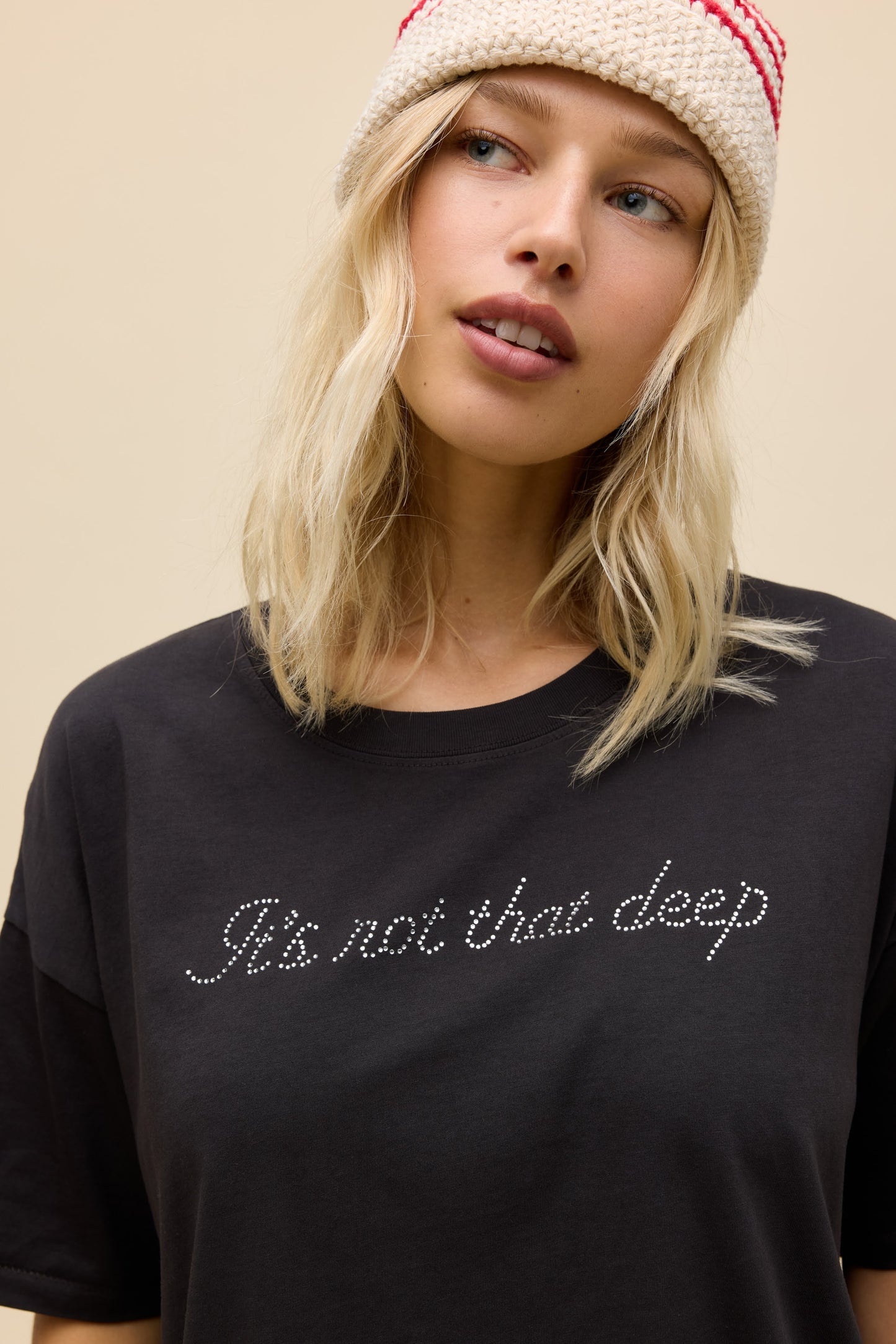 It’s Not That Deep Rhinestone Merch Tee