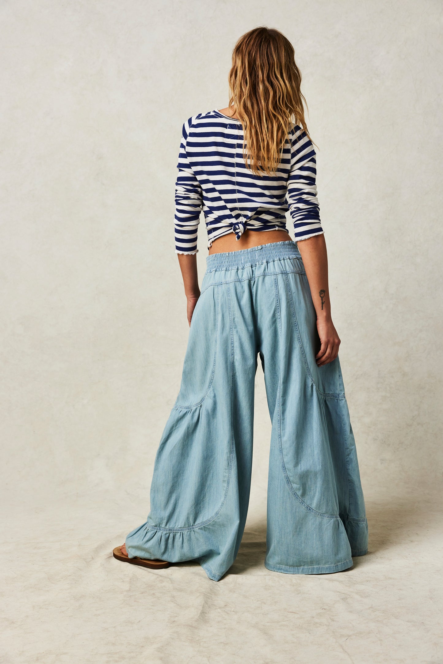 Free People Dawn on Me Wide-Leg Pant